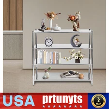 4 Tier Silver Adjustable Shelf Storage, Stainless Steel Heavy Duty Shelving NEW
