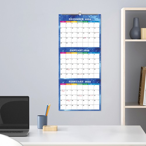2025 Wall Calendar - 3 Month Wall Calendar Display December 2024 - January 2026 - Picture 5 of 12