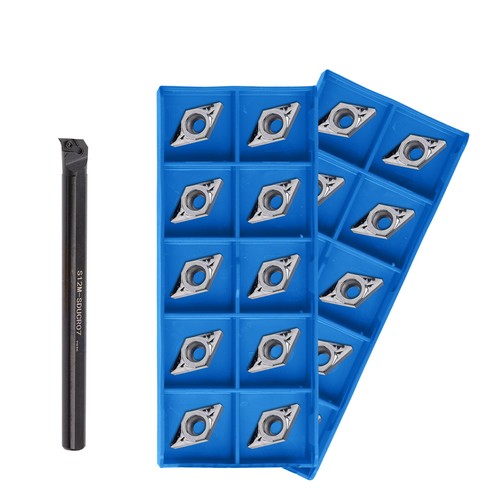 S12M-SDUCR07 12mm CNC Lathe Internal Turning Tool Holder + 10Pcs DCGT070204-AK - Picture 2 of 2