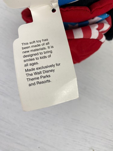 Mickey Mouse Uncle Sam bean bag plush (Walt Disney World beanie) - Picture 14 of 20