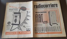 RADIOCORRIERE TV n. 16 1939 - LA VOCE DEL PADRONE - LA RADIO ITALIANA 6/17