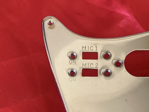 TEISCO GUITAR Pickguard STEEL Chrome KAWAI IBANEZ Guyatone Japan Part - 第 4/9 張圖片