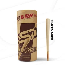 RAW Peacemaker Pre- Rolled Cones | 54 Pack | Larger than King Size