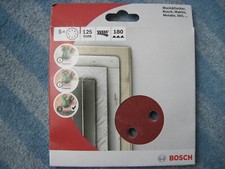 Bosch Schleifblätter Schwingschleifer Ø125mm 5 St. K180, Makita Metabo B+D Skil.