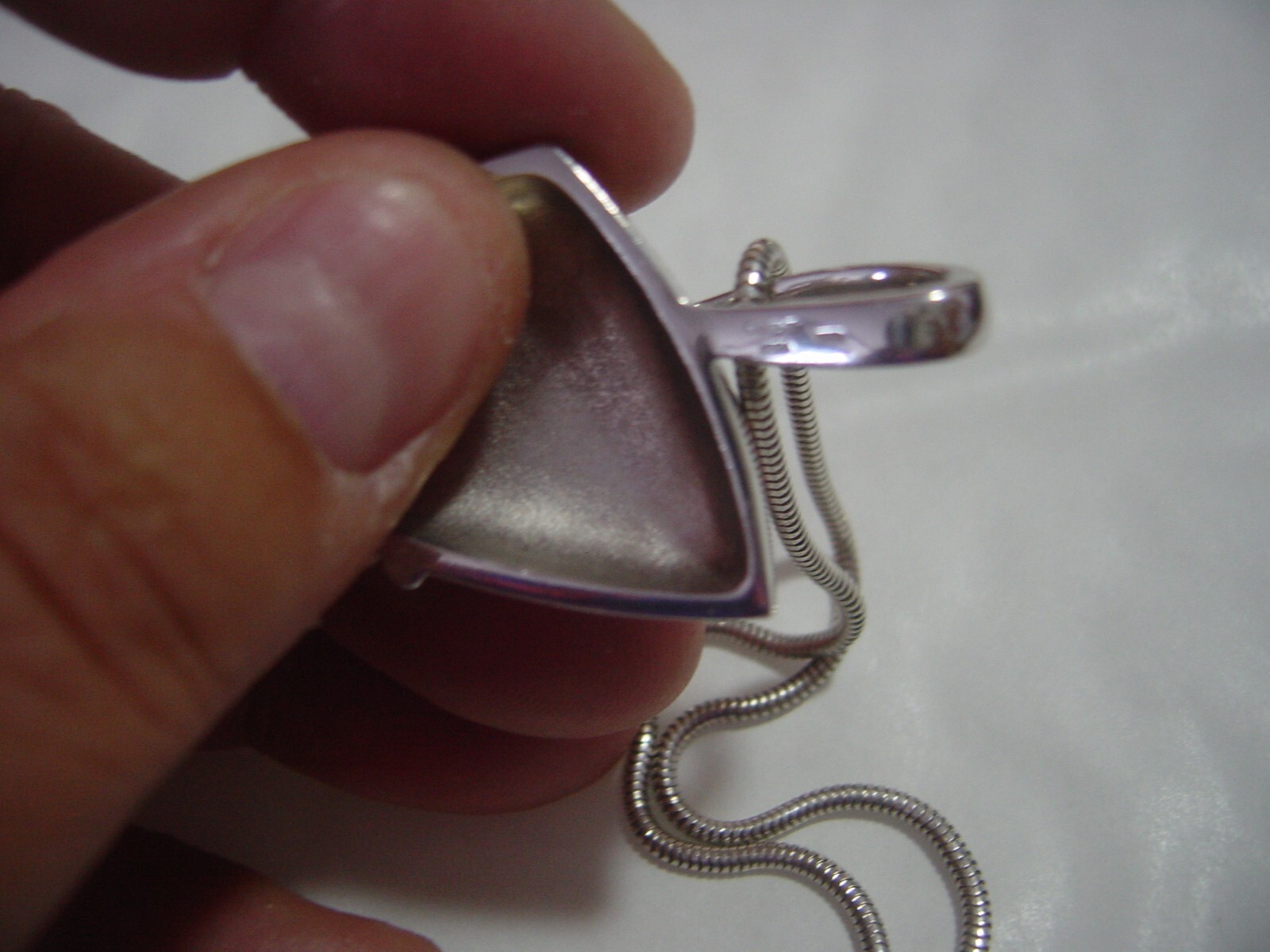 RARE-"BREUNING" Solid Silver Large Designer Penda… - image 19