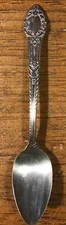 Vintage Community Plate Unknown Pattern Silver Plate Grapefruit Spoon