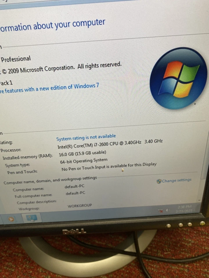 Dell Optiplex 990 SFF Intel i7-2600 DVDRW Barebone 500 Gb Hdd 16 Gb Ram Win 7 Un - Image 4 of 4