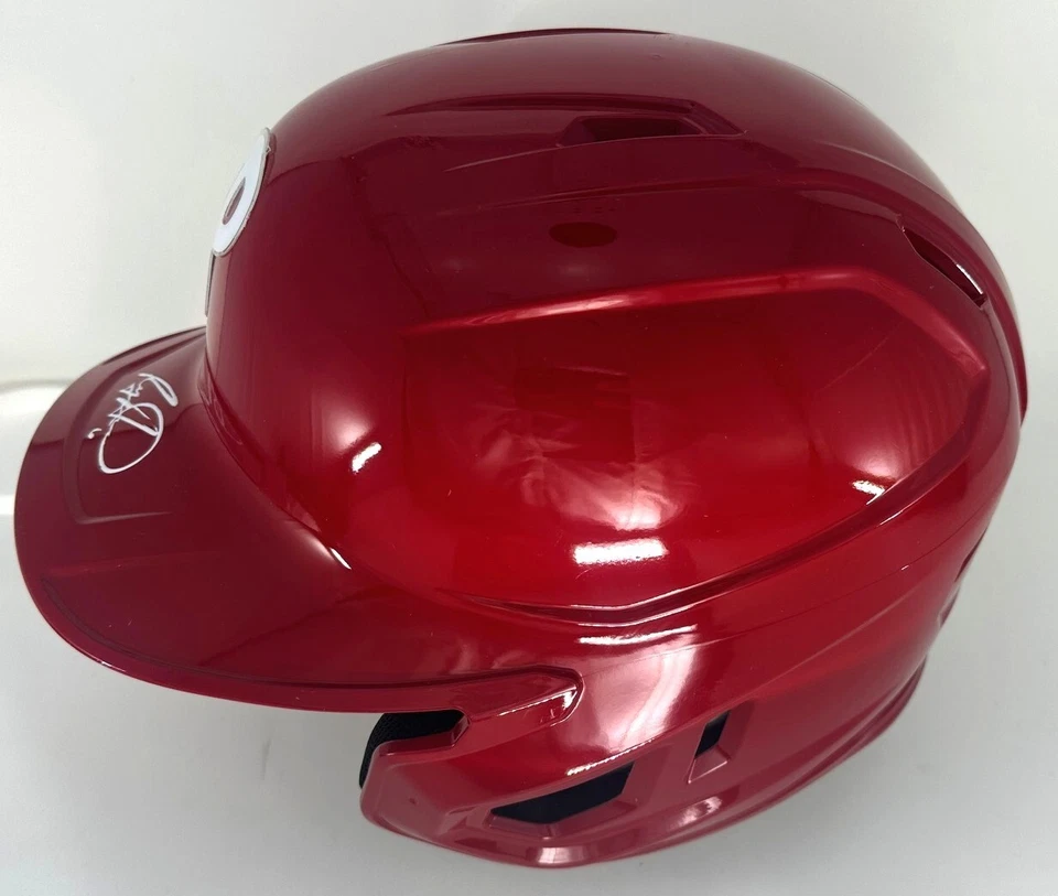 Casco de representante de béisbol Rawlings tamaño completo firmado por Ryan Howard de los Filis AUTO - BAS Foto 2 de 4