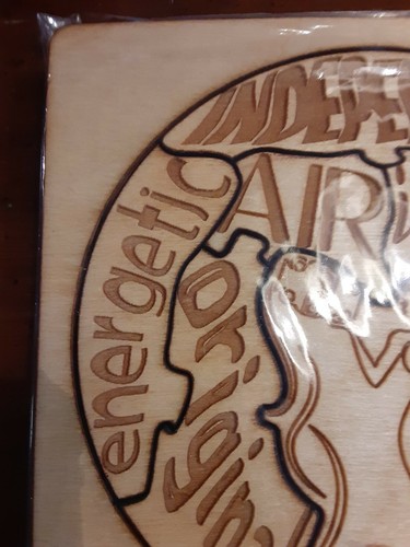 Inspired Puzzles & Gifts Aquarius Affirmations Puzzle Handmade 5" Wood New - Picture 6 of 11