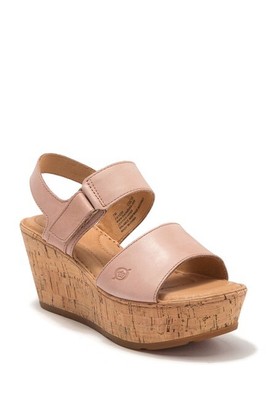 born boulder platform wedge sandal