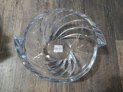 Lenox Ovations Breezes Collection Oblong Lead Crystal 10'' Bowl