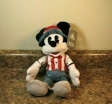 Disney Parks Mickey Mouse Americana Plush Small 11'' NWT