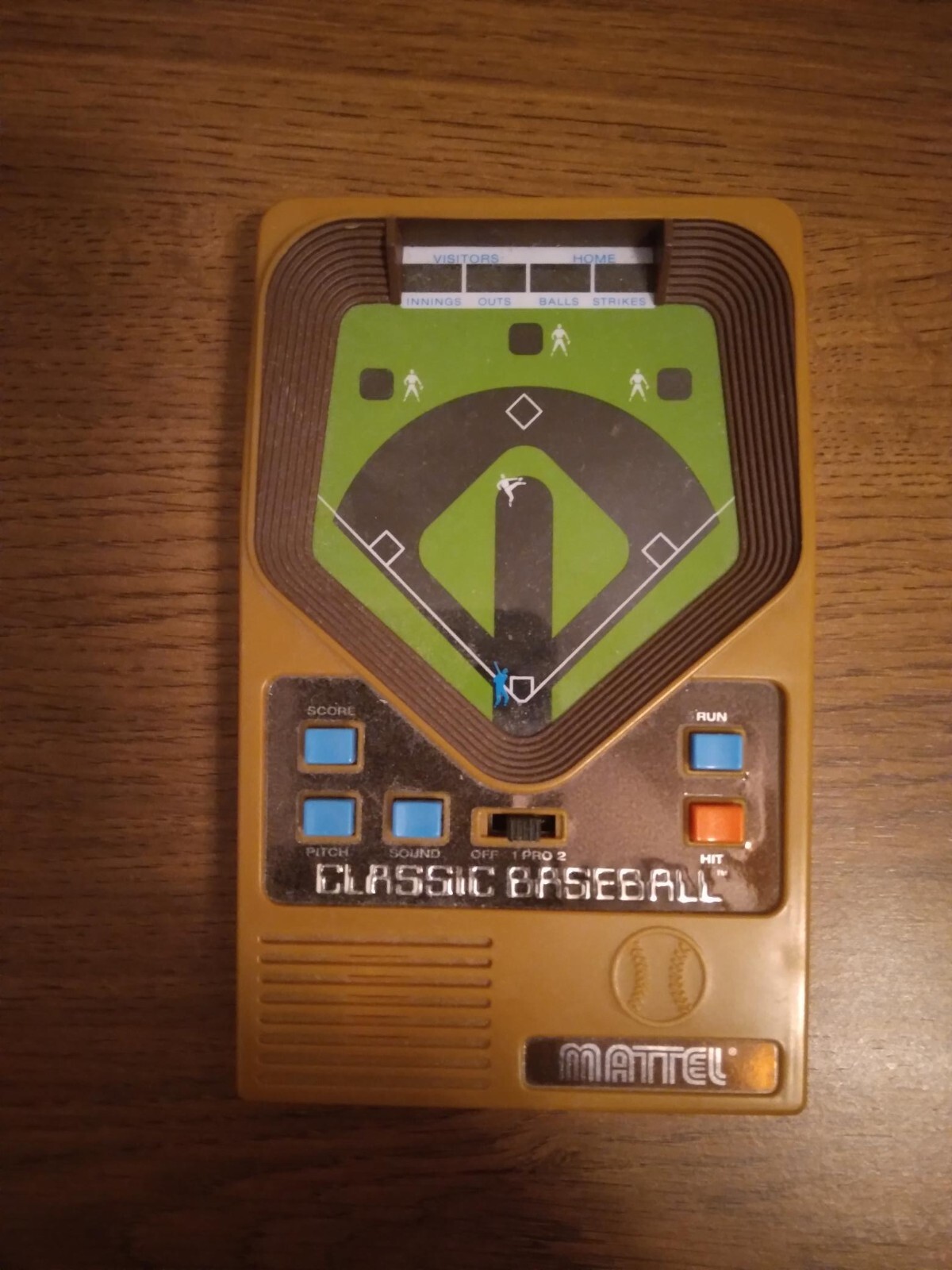 Handheld Baseball Mattel Electronic Classic Baseball Handheld Retro Game 2001 Tested VG ...