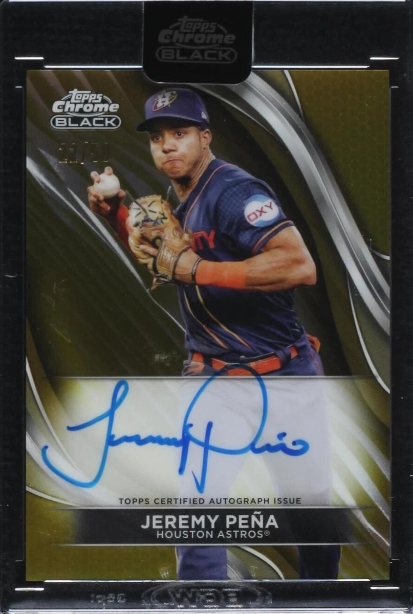 2024 Topps Chrome Black - Jeremy Pena #CBA-JPE for sale | eBay