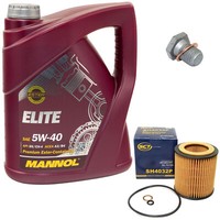 MotoröL Set 5 Liter + ÖLfilter + ÖLablassschraube FüR BMW 7Er 6Er 5Er 3Er 1Er