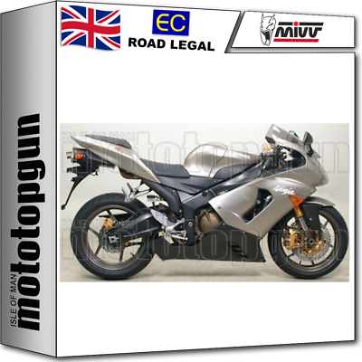 MIVV EXHAUST OVAL UNDERSEAT KAWASAKI ZX-6 ZX6 R 636 2005 05 2006