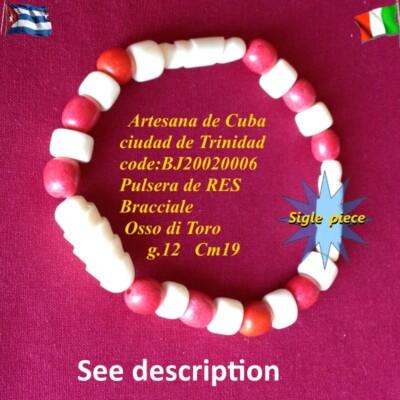 Bull Bone Bracelet Cuban Art Trinidad Unique piece