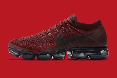 nike vapormax flyknit team red