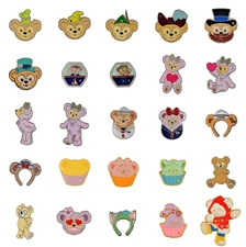 Duffy The Bear & ShellieMay Theme Pin Disney World Park Trading Pins ~ Brand New