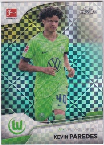2022-23 Topps Chrome Bundesliga X-Fractor Refractor #95 Kevin Paredes #192/250 - 第 1/2 張圖片