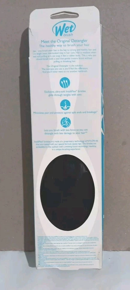 Wet Brush Original Detangler Hair Brush Black * * Package Damage * * - Image 2 of 2
