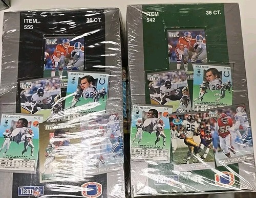 1991 Fleer Ultra Football SEALED 2 Boxes (Black & Green) Favre RC! - Picture 2 of 6