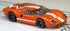 HCS AMG Super 7 Chassis - 6 Ohm Pro-10 Road Race w/ LE AFX GT40 Ontario Orange