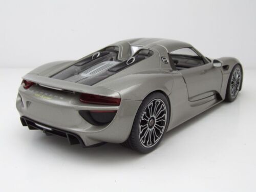 WELLY - PORSCHE 918 Spyder 2012 grey - 1/18 - WEL18051W - Picture 2 of 7