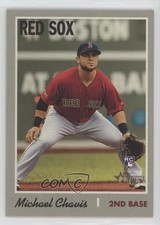 2019 Topps Heritage High Number Action Variation Michael Chavis (Fielding) 7i2