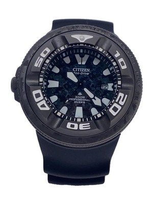 CITIZEN Quartz Watch Analog Rubber BLK BJ8056 01E B873 007FM03