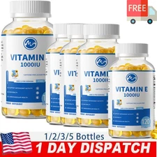 Vitamin E 670 mg (1000 IU) dl-Alpha, for Skin, Heart, and Immune Health Support