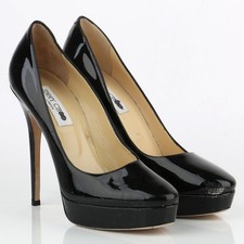 Damen Jimmy Choo Plateau Pumps Stiletto Lack Elegant Schuhe 842006