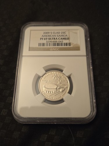 2009 American Samoa Quarter NGC MS69 ULTRA CAMEO