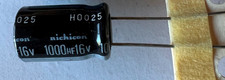 50x Nichicon 1000uf 16V 105C Radial Lead Electrolytic Capacitors 10x16mm Japan