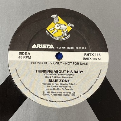 Blue Zone   Thinking About His Baby [12  Singe Sided Vinyl Promo]