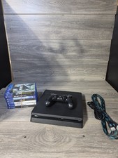 Sony PlayStation 4 CUH-2115B 1TB Black Console Bundle 7 Games Cords Controller