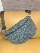 Bauchtasche  Damentasche Schultertasche mit verstellbarem Gurt petrol