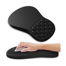 YIWEI Ergonomic Mouse Pad with Wrist Support - Gel Memory Foam Mouse Mat for ...