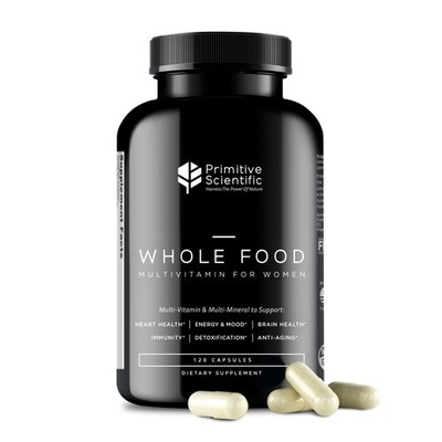 Whole Food Natural Four-a-Day Multivitamin and Mineral Capsules for Women   new