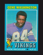 1971 TOPPS FOOTBALL #130 Gene Washington Michigan State VIKINGS EX-MINT A