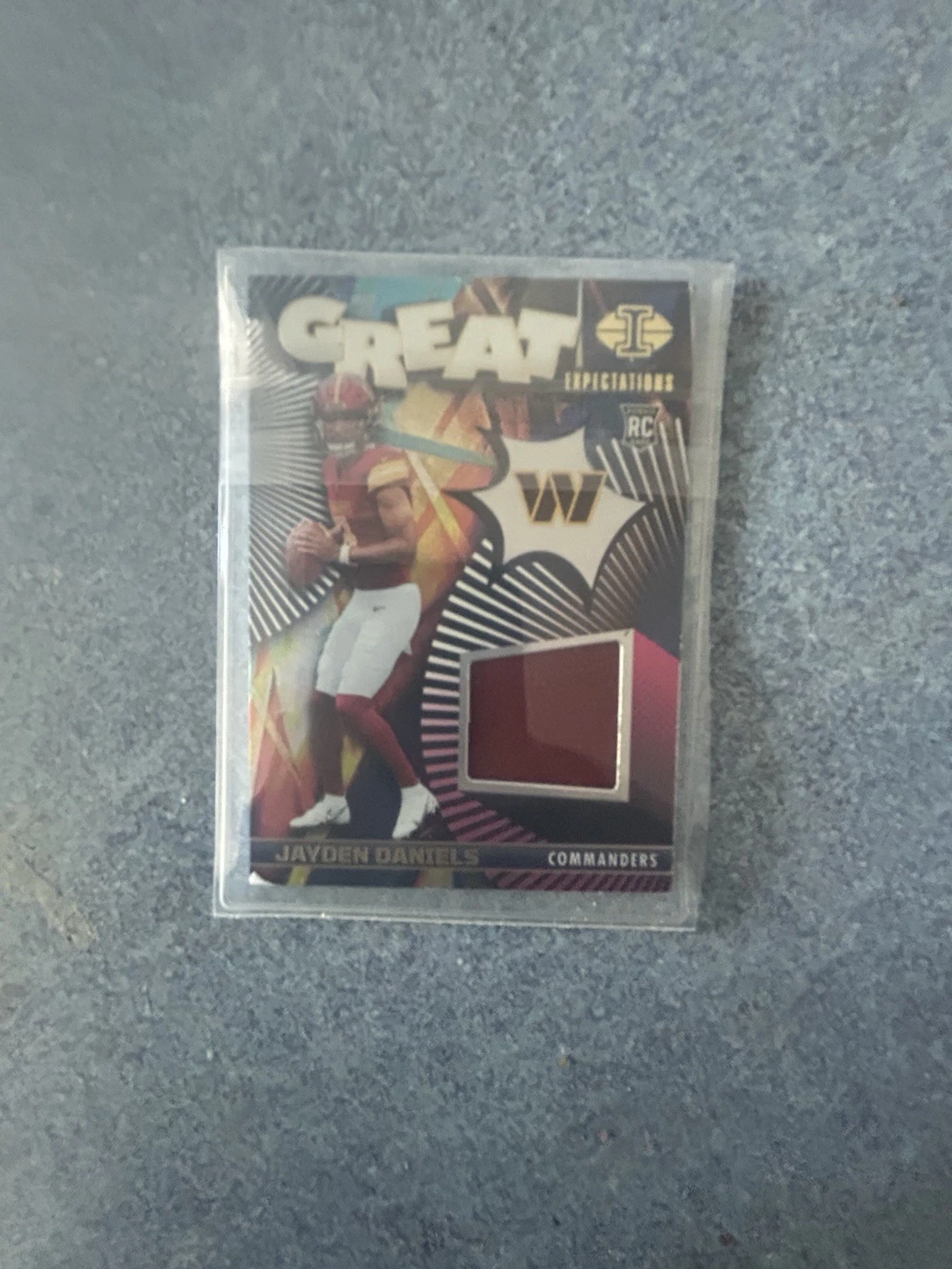 Jayden Daniels Panini Illusions Great Expectations Relics #GEJDS Base