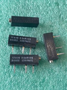 1x 1280G-1 20K 10% Trimmer Resistors Through Hole 20Kohms 3/4w Y005620K0000K0L