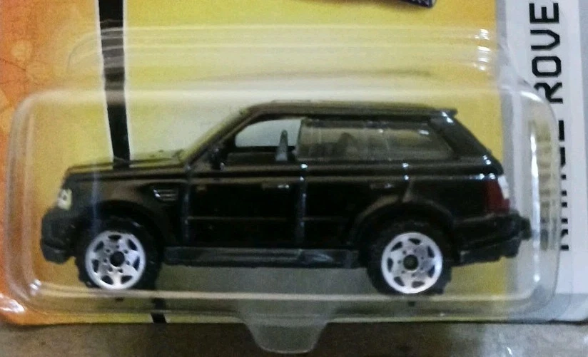 MATCHBOX MBX Metal Ready For Action 1:64 Scale RANGE ROVER SPORT #50 Black - Image 2 of 4