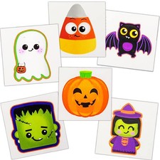 4E's Novelty 144 Pack Halloween Temporary Tattoos for Kids - 2" Individually ...