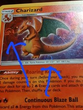 UTTRA RSRE (2)SWIRL 🌀💫 Charizard SM226 Cosmos Holo Promo Nintendo Pokemon Card