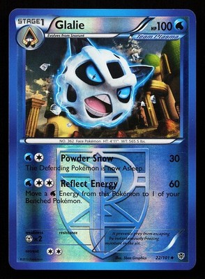 Glalie 22/101 Reverse Holo Uncommon Plasma Blast Pokemon Card