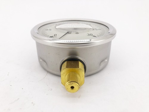 New Wika Type 213.53 4" Gauge 30psi 1/4" NPT LM 9699109 - Picture 4 of 5