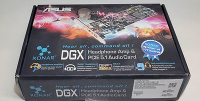 ASUS PCI Express (Xonar DGX) Sound Card Brand new Model# XONAR DGX(ASM) Sealed