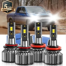 For Ram 1500 2011-2023 LED Headlight Kit High & Low Beam Bulb Combo 26000LM