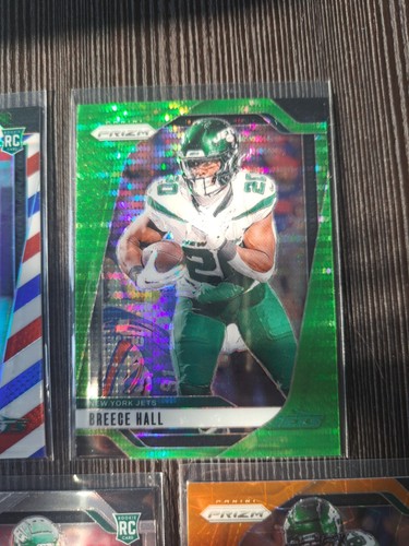 New York Jets Prizm-Lot 17xFootballcards U.a Neongreen Pulsar Breece Hall &... - Bild 4 von 11